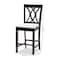 Baxton Studio Reneau Gray Upholstered Espresso Finished Wood Pub Chair, PK2 153-9596 - alternate 5